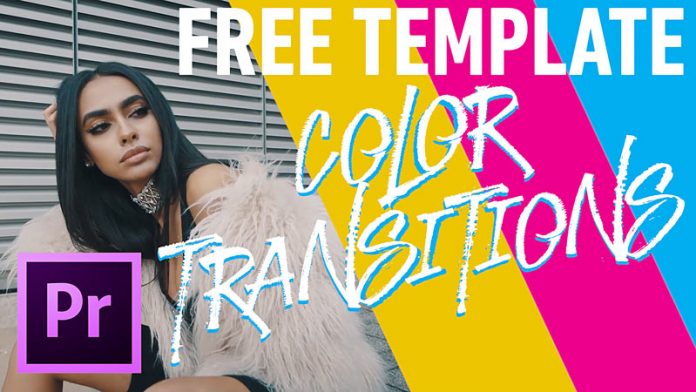 Color Transitions - Premiere Pro Free Template