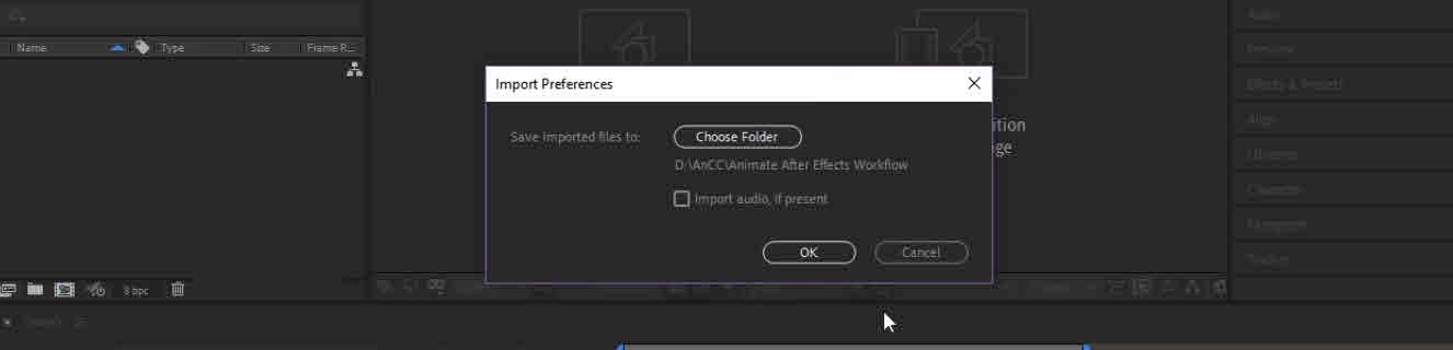 Import Adobe Animate Files Into After Effects 