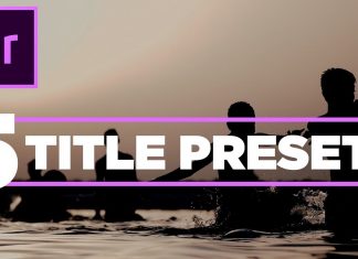 5 Free Title Presets For Adobe Premiere Pro