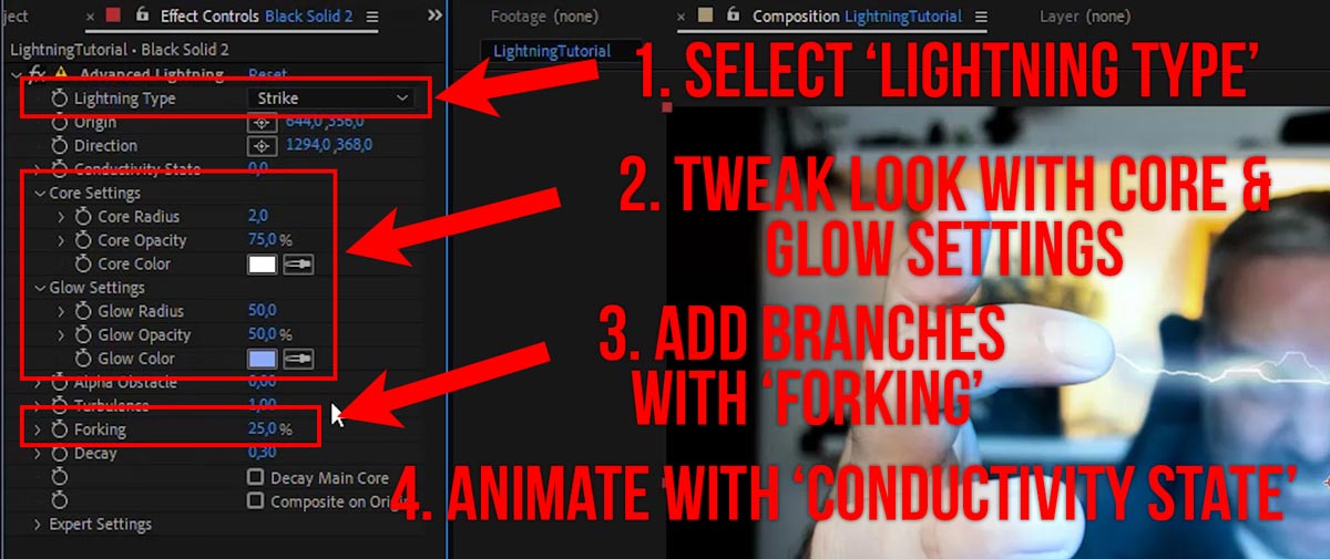 After Effects Lightning Effect 