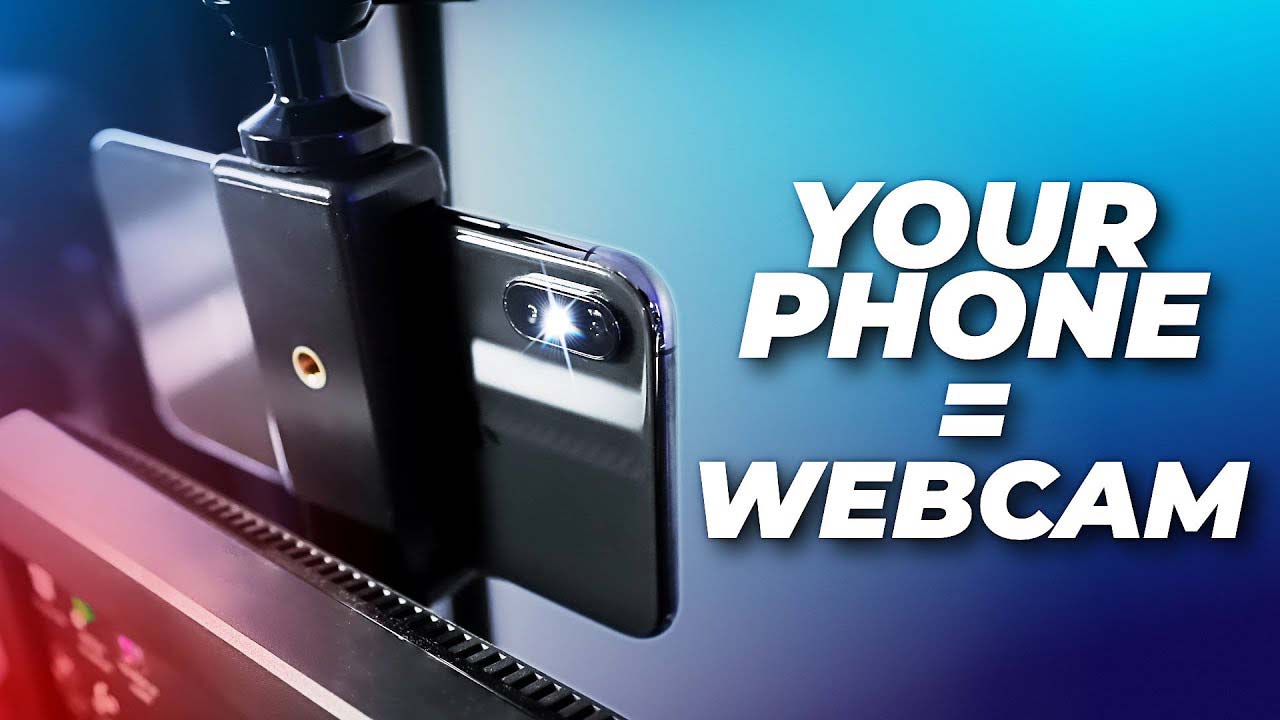 Usa tu teléfono como cámara web