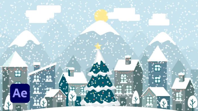 Winter Vector Animation In After Effects