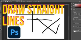 Draw Straight Lines In Photoshop